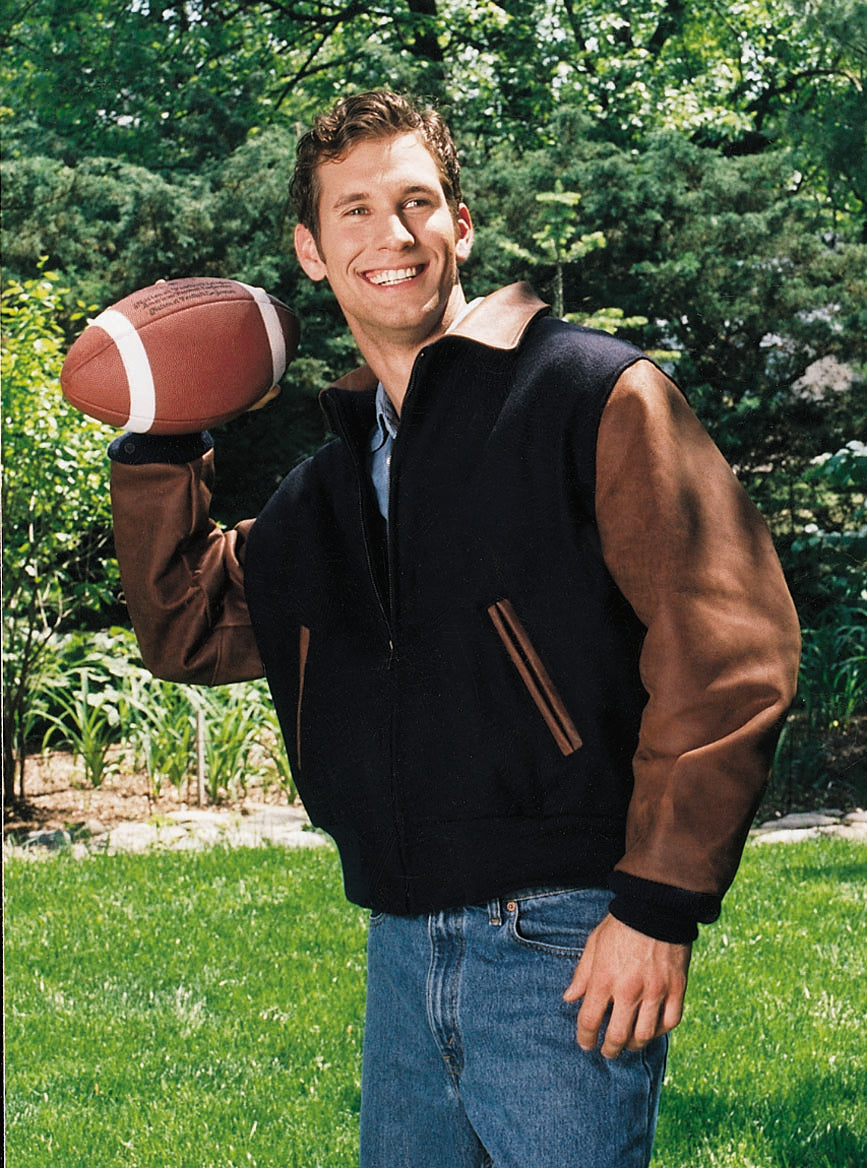 Men's Executive Varsity Jacket - Made in USA | Reed Leather
