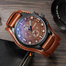 Load image into Gallery viewer, Male Leather Wristwatch
