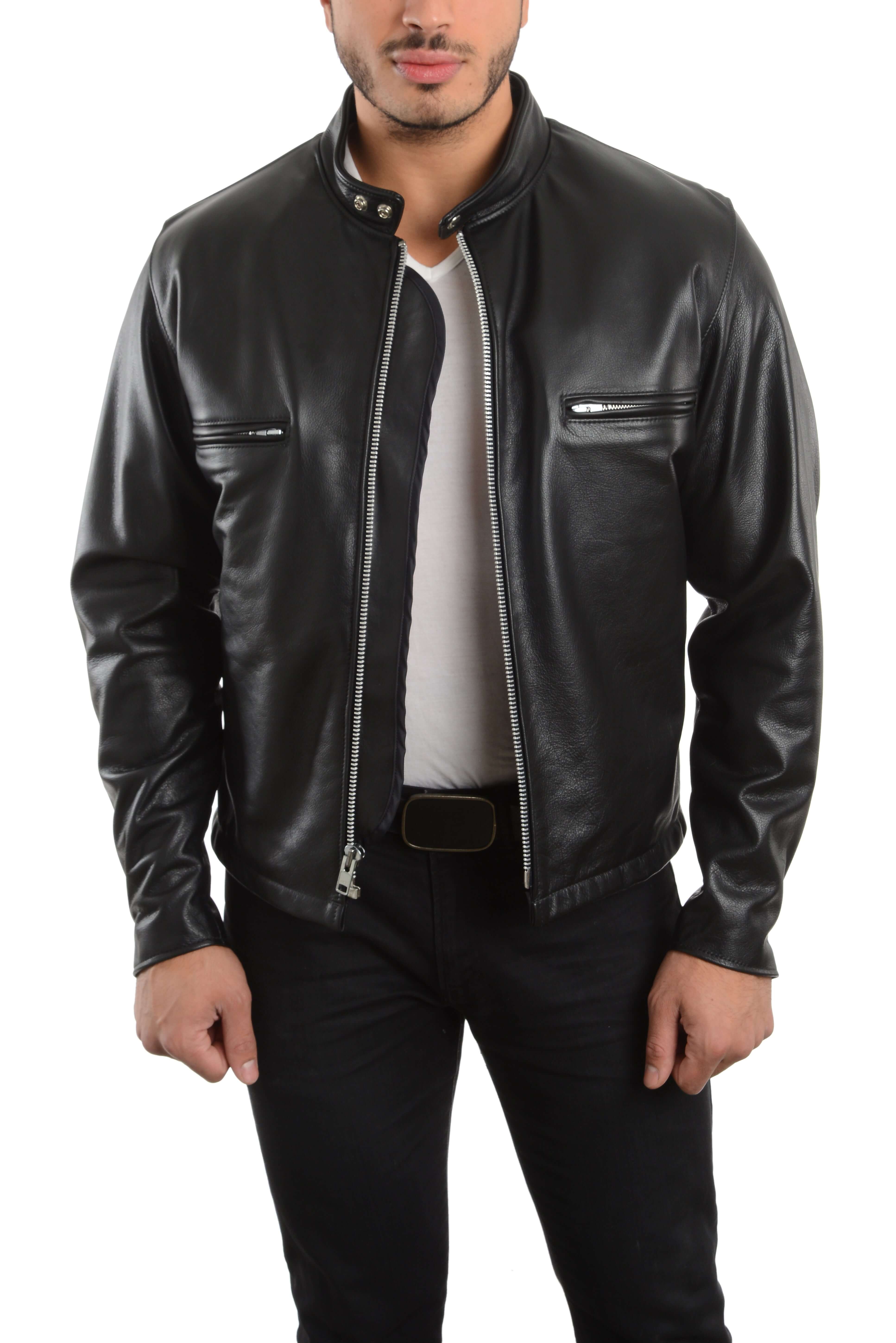 ジャケット・アウター CALEE COW LEATHER TRUCKER JACKET NAVY L CALEE COW LEATHER TRUCKER JACKET NAVY L