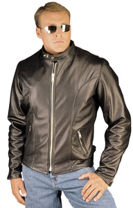 REED Classic Motorcycle Leather Jacket Big and Tall Made in USA