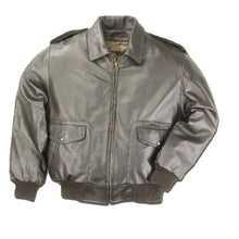 Cargar imagen en el visor de la galería, REED Men&#39;s Bomber Leather Jacket Union Made in USA
