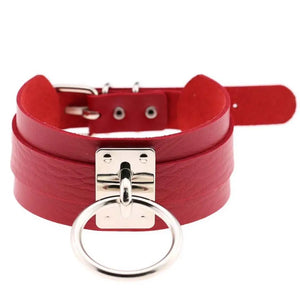 Leather Chocker Bandage Collar