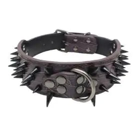 Spiked Studded Leather Collars