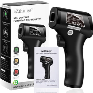 Heavy Duty Non Contact Medical Screening Forehead Thermometer for Physician Offices and Hospitals - eZthings
