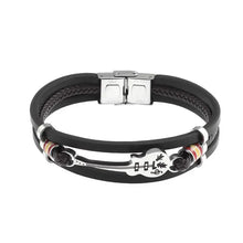 Load image into Gallery viewer, Classic Hand Woven Multi-Layered Leather Bracelet - Vegan leather - Imported
