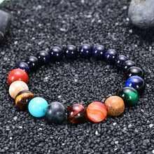 Load image into Gallery viewer, Eight Planets Natural Stone Bracelet
