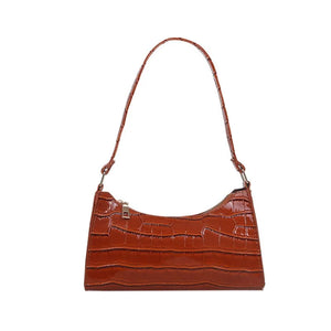 Leather Shoulder Bag - Vegan leather - Imported