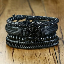 Cargar imagen en el visor de la galería, Braided Wrap Leather Bracelets
