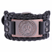 Cargar imagen en el visor de la galería, Bear Paw Handmade Braided Genuine Leather Strap
