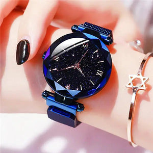 Reloj de mujer cielo estrellado