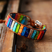 Cargar imagen en el visor de la galería, Leather Wrap Bracelet
