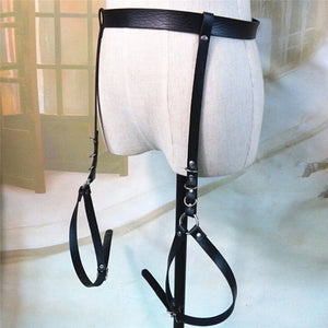 Harness Waist Belt Leather Garters