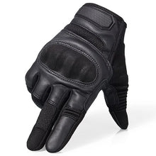 Load image into Gallery viewer, Touchscreen Leather Motorcycle Gloves
