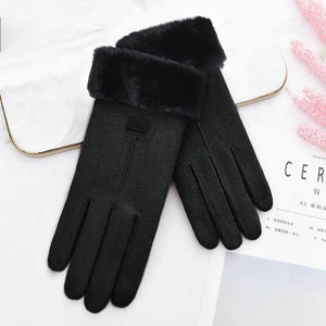 Gants d'hiver en peluche épais