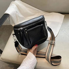 Charger l&#39;image dans la galerie, sac à bandoulière crossbody en cuir vintage - Cuir végétalien - Importé
