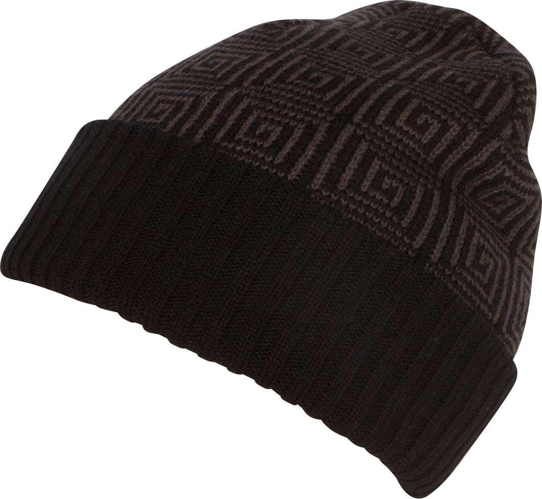 Lucien Pattern Knit Cap Beanie Hat Warm Light Unisex
