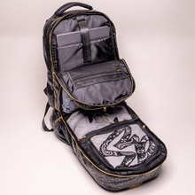 Load image into Gallery viewer, Black Monogram Leather Carry-On Backpack (Patented Signature Design)
