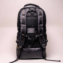 Load image into Gallery viewer, Black Monogram Leather Carry-On Backpack (Patented Signature Design)

