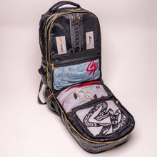 Load image into Gallery viewer, Black Monogram Leather Carry-On Backpack (Patented Signature Design)
