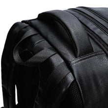 Load image into Gallery viewer, Black Leather Luxury Carry On Backpack (Patented Signature Design)
