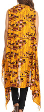 Load image into Gallery viewer, Hatice Light Colorful Poncho Wrap Cardigan Top with African Ankara Print
