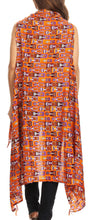 Load image into Gallery viewer, Hatice Light Colorful Poncho Wrap Cardigan Top with African Ankara Print
