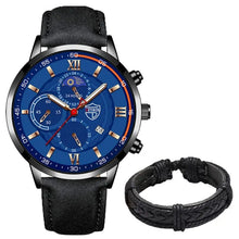 Charger l&#39;image dans la galerie, Men&#39;s Casual Leather Watch
