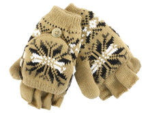 Charger l&#39;image dans la galerie, Insulated Knit Fingerless Mitten Gloves
