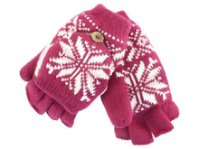 Charger l&#39;image dans la galerie, Insulated Knit Fingerless Mitten Gloves
