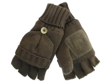 Charger l&#39;image dans la galerie, Insulated Knit Fingerless Mitten Gloves
