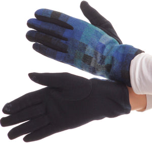 Kade Pixel Ombre Multi Colored Patterned Warm Touch Screen Winter Gloves