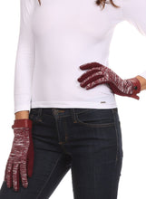 Load image into Gallery viewer, Lilith Heather Knit Wrist Length Touch Screen Wrist Snap Winter Gloves
