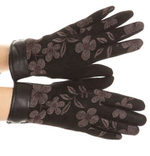 Charger l&#39;image dans la galerie, Liya Classic Warm Driving Touch Screen Capable Stretch Gloves Fleece Lined

