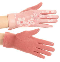 Charger l&#39;image dans la galerie, Liya Classic Warm Driving Touch Screen Capable Stretch Gloves Fleece Lined
