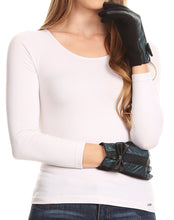 Charger l&#39;image dans la galerie, Liya Classic Warm Driving Touch Screen Capable Stretch Gloves Fleece Lined
