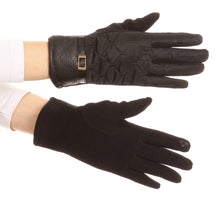 Load image into Gallery viewer, Emie Quilted and Lace Super Soft Warm Driving Gloves Touch Screen Capable
