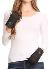 Load image into Gallery viewer, Emie Quilted and Lace Super Soft Warm Driving Gloves Touch Screen Capable
