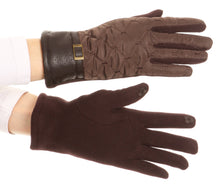 Load image into Gallery viewer, Emie Quilted and Lace Super Soft Warm Driving Gloves Touch Screen Capable

