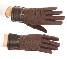 Load image into Gallery viewer, Emie Quilted and Lace Super Soft Warm Driving Gloves Touch Screen Capable
