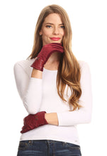 Load image into Gallery viewer, Emie Quilted and Lace Super Soft Warm Driving Gloves Touch Screen Capable
