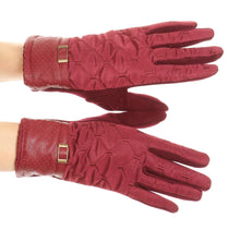 Load image into Gallery viewer, Emie Quilted and Lace Super Soft Warm Driving Gloves Touch Screen Capable
