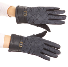 Load image into Gallery viewer, Emie Quilted and Lace Super Soft Warm Driving Gloves Touch Screen Capable
