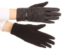 Load image into Gallery viewer, Emie Quilted and Lace Super Soft Warm Driving Gloves Touch Screen Capable

