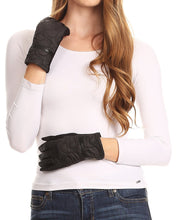 Load image into Gallery viewer, Emie Quilted and Lace Super Soft Warm Driving Gloves Touch Screen Capable
