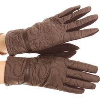 Load image into Gallery viewer, Emie Quilted and Lace Super Soft Warm Driving Gloves Touch Screen Capable
