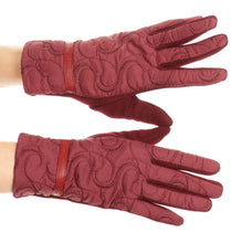 Load image into Gallery viewer, Emie Quilted and Lace Super Soft Warm Driving Gloves Touch Screen Capable

