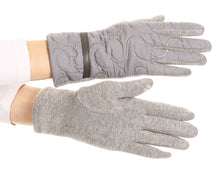Load image into Gallery viewer, Emie Quilted and Lace Super Soft Warm Driving Gloves Touch Screen Capable
