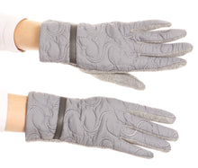 Load image into Gallery viewer, Emie Quilted and Lace Super Soft Warm Driving Gloves Touch Screen Capable
