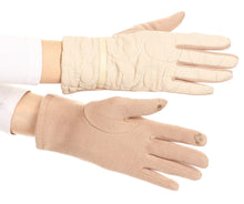 Load image into Gallery viewer, Emie Quilted and Lace Super Soft Warm Driving Gloves Touch Screen Capable
