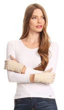 Load image into Gallery viewer, Emie Quilted and Lace Super Soft Warm Driving Gloves Touch Screen Capable
